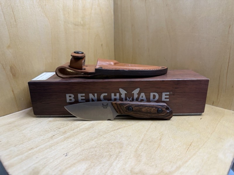 Benchmade HUNT 15017 Hidden Canyon Hunter Knife Stabilized Wood Handle