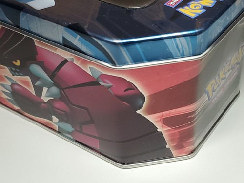 2006 Pokemon TCG Kyogre EMPTY EX Holiday Tin Groudon Rayquaza CCG Rare Tin Only - Picture 7 of 23