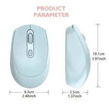 Wireless Mouse Rechargeable Gamer Mouse Dual Modes Bluetooth-compatible 2.4G USB