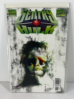 The Sentry vs. The Hulk #1, Bill Sienkiewicz Cover (Marvel Comics 2001)
