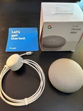 Google Home Mini Smart Speaker Assistant Chalk GA00210-US NEW OPEN BOX