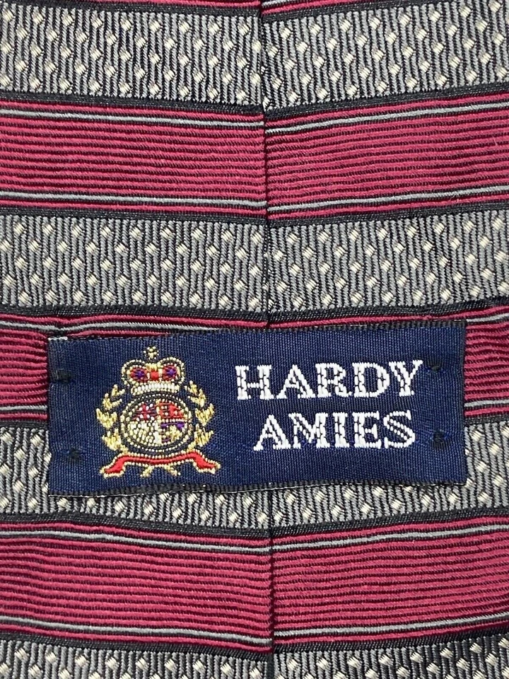 Corbata formal Hardy Amies para hombre 59"Lx4"W corbata multicolor Foto 2 de 4