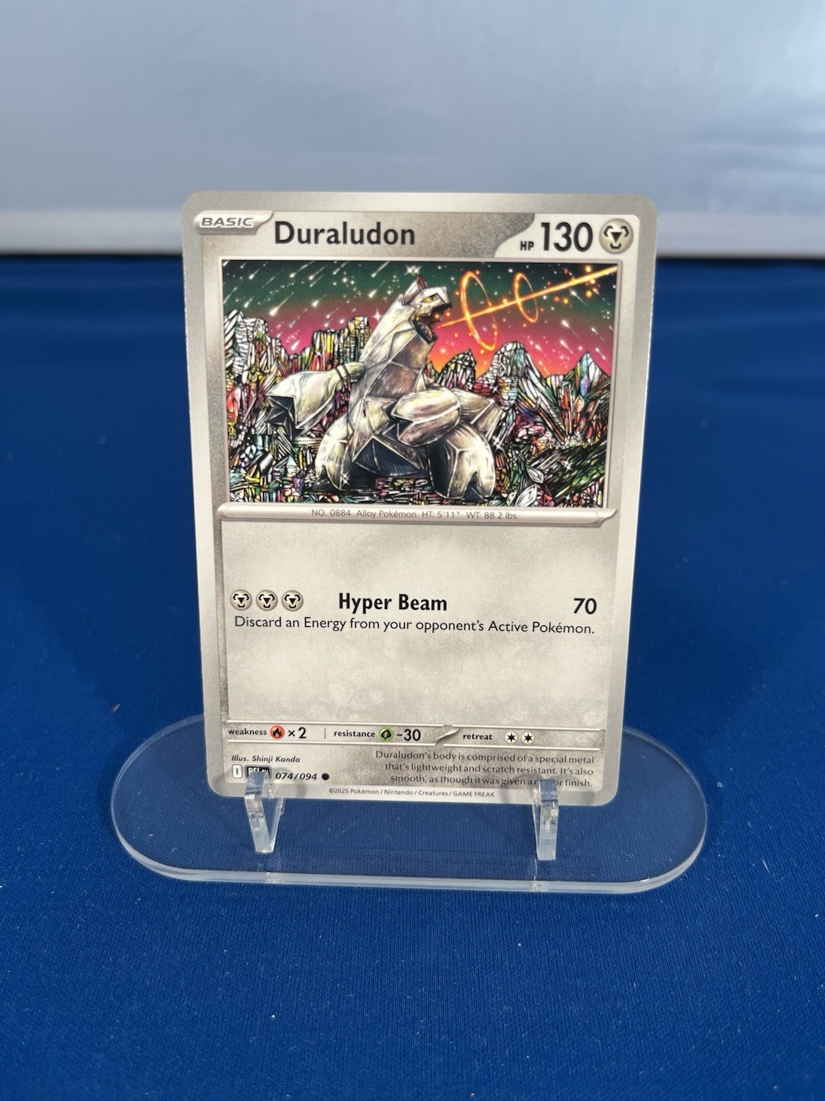 Duraludon 074/094 Common Reverse Holo - Pokemon TCG Phantasmal Flames - NM