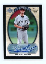2007 Upper Deck Exquisite - Rookie Heroes John Danks #RH-JD5 12/25 (AU, RC)
