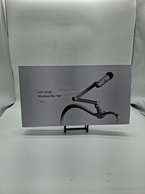 LAVA GENIE Wireless Microphone Set, Cardioid Mic for Karaoke, (White)