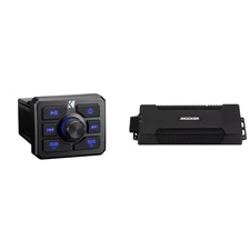 Kicker Power Sports Bundle, Bluetooth Source, 5 Channel Amp