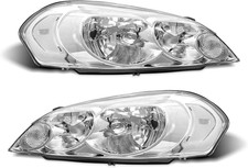 Chrome Headlight Assembly For 2006-2013 Chevy Impala 2014-2015 Impala Limited