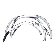 Stainless Steel Fender Trim Fit Dodge Ram 1994-2001 - Long Style Stainless Steel Fender Trim Fit Dodge Ram 1994-2001 - Long Style