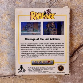 Rampage Box - Atari Lynx **SEE DESC**
