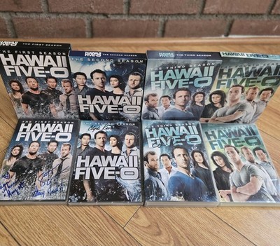 SIGNED: Hawaii Five-0 Seasons 1-4 DVD LOT Wily Caan Asner Kusatsu Chun Haiduk