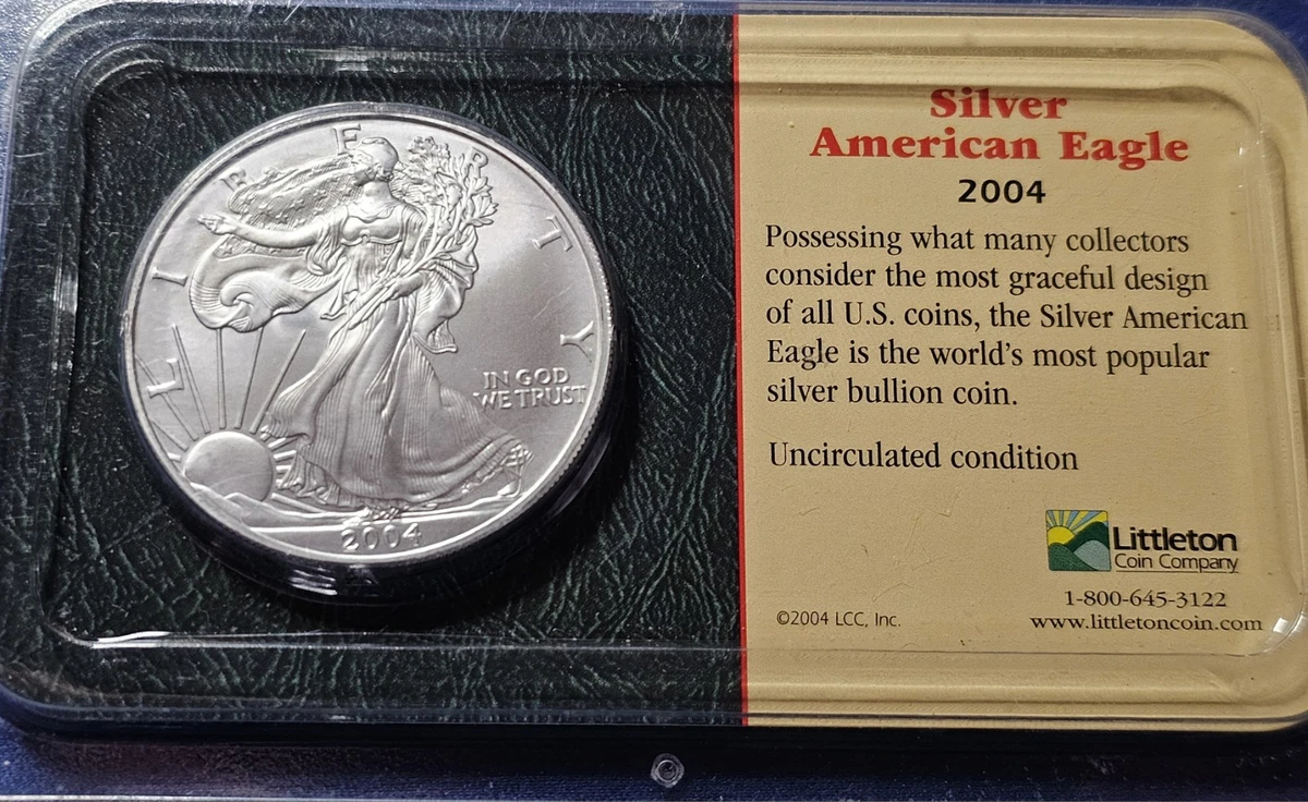 American Eagle Uncertified 2004 Silver Bullion Coins for sale | eBay