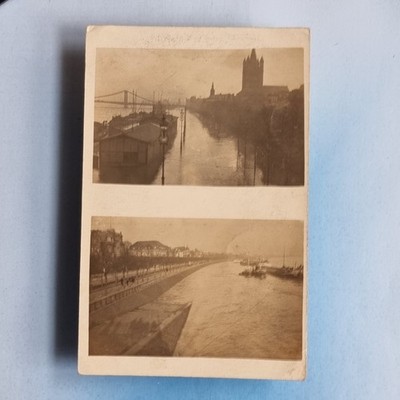 Köln AK um 1920 Echtfoto Zwischenkrieg Rhein Duo Bild 1 Deutschland