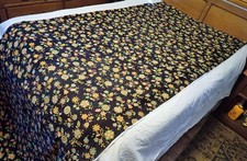 Vtg 60s Psychedelic Floral Mod MCM Fabric 6 yds long, 54