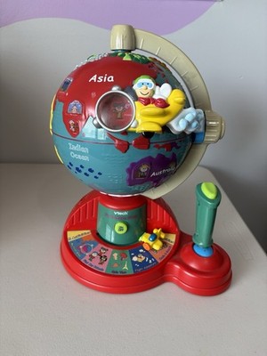 Vtech Fly And Learn Globe Interactive Educational Talking Kids Atlas Tested Read