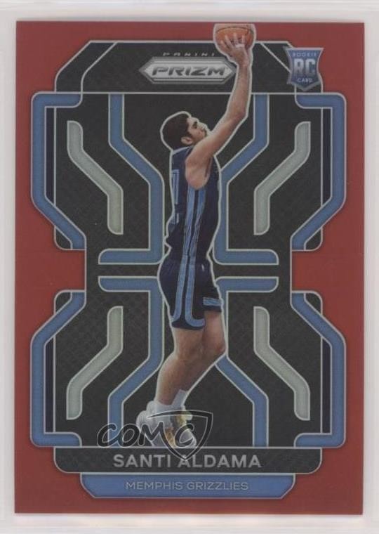 2021-22 Panini Prizm Red Prizm 273/299 Santi Aldama #276 pe8