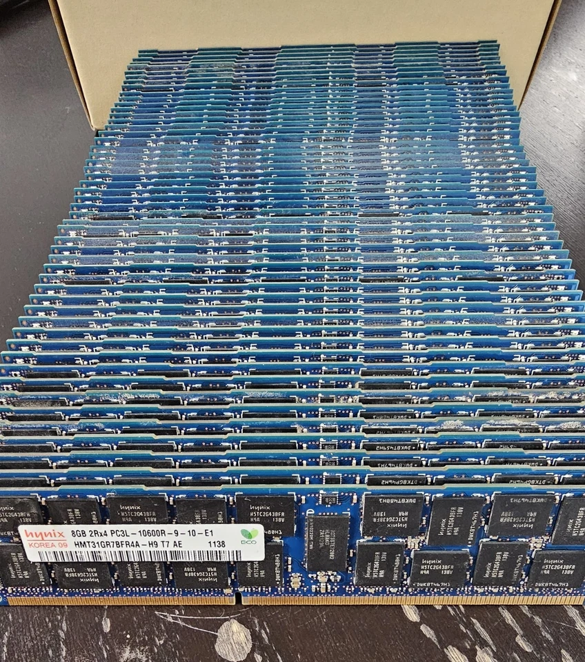 Lote de 58- SK Hynix 8GB 2Rx4 PC3L-10600R Servidor RAM Memoria 464GB ¡ENVÍO GRATUITO! Foto 2 de 4