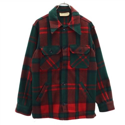 LL bean 70s 80s ブロックチェックウールシャツ　ビンテージ　M 楽天市場】80s ビンテージ USA製 □ LLBEAN ブロック チェック