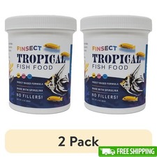 High Protein Insect Tropic Fish Food Color Enhancer Freshwater 3oz Crisps New