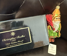 Christopher Radko  Little Golden Hood  Special Event (97261E) 1997 w/ Box & Tags