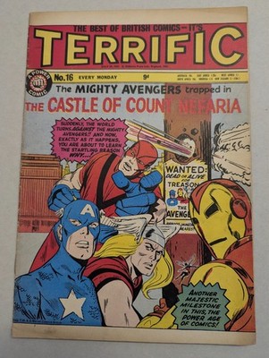 Terrific Comic No 16. Odhams Press, 29th July 1967.  Marvel, Doctor Strange