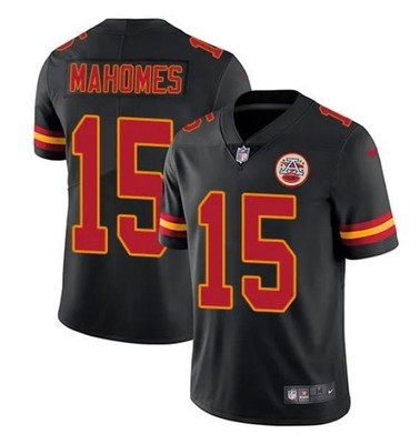 Patrick Mahomes Chiefs Men Jersey Black - All Stitched Trikots
