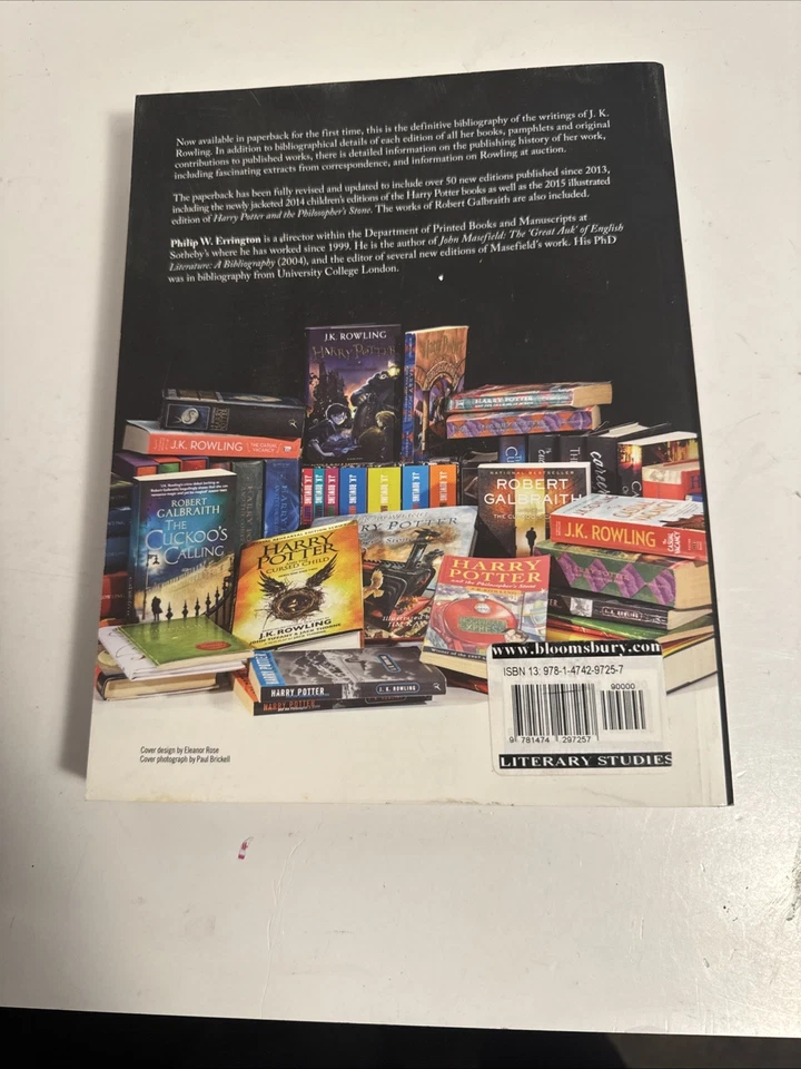 J.K. Rowling: A Bibliography 1997-2013 by Errington - Image 4 of 4
