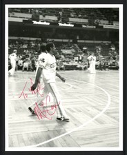 M.L. ML Carr Signed 8x10 Photo Boston Celtics 