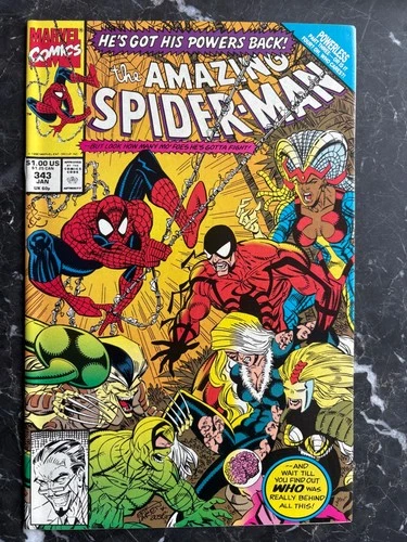 Amazing Spider-Man #343 (1990) NM 9.4