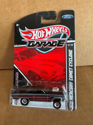 #ad #ad Hot Wheels Garage #x27;65 Mercury Comet Cyclone 2010 Silver With Real Riders HTF P23 $35.70