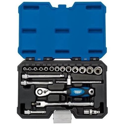 Draper Draper Expert metrischer Steckschlüsselsatz, 1/4'' Vierkant Dr. (20 Stück)