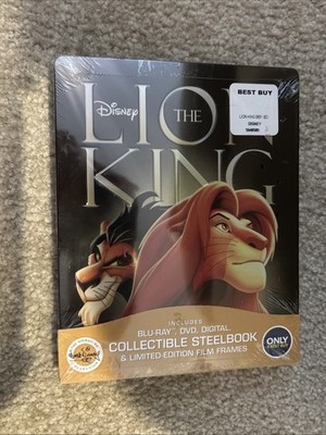 The Lion King Disney s(Blu-ray+DVD+Digital) Bestbuy Steelbook( Brand New)￼