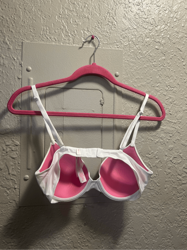 PINK By Victoria’s Secret White Wear Everywhere T-Shirt Lightly Lined Bra Size 3 - Picture 7 of 10