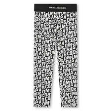 Little Marc Jacobs Kids Monogram Logo Leggings