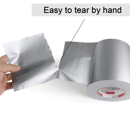 Duct Tape 6" Wide 6 inch Heavy Duty Waterproof 55 Yards Silver - Picture 6 of 8