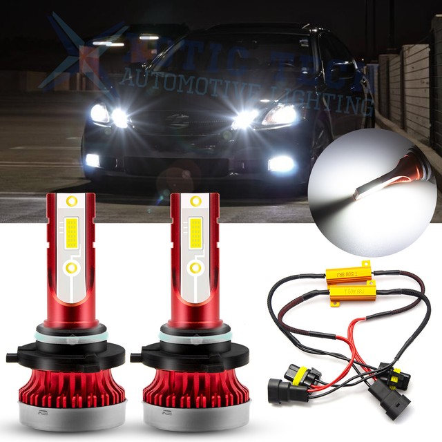 6000K White 9005 LED DRL Kit For Lexus Toyota High Beam Daytime Running