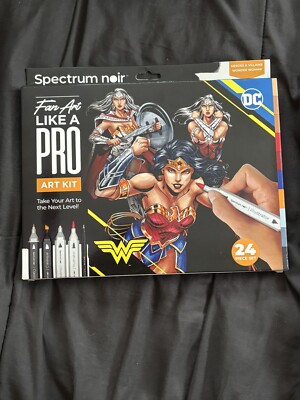 Spectrum Noir Fan Art Like A Pro Art Kit-Heroes &Villains WONDER WOMAN