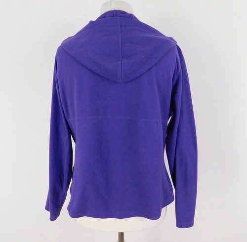 ILA Purple Fleece Jumper Size 18 Hooded - Picture 3 of 8