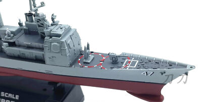 1:1250 Uss Ticonderoga Cruiser Cg-47 Finished Military Ship Model