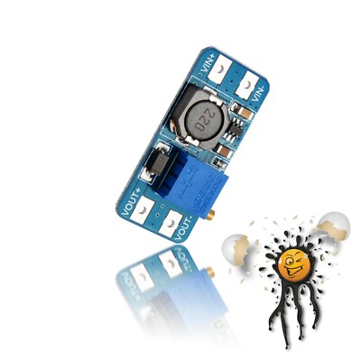 MT3608 DC-DC Step Up Volt Konverter in 2-24V out 2-28V adjustable 2A ESP8266