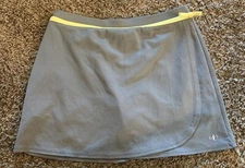 Nordic Track Women’s  Skort Skirt Tights Lined Gray Small Perfect