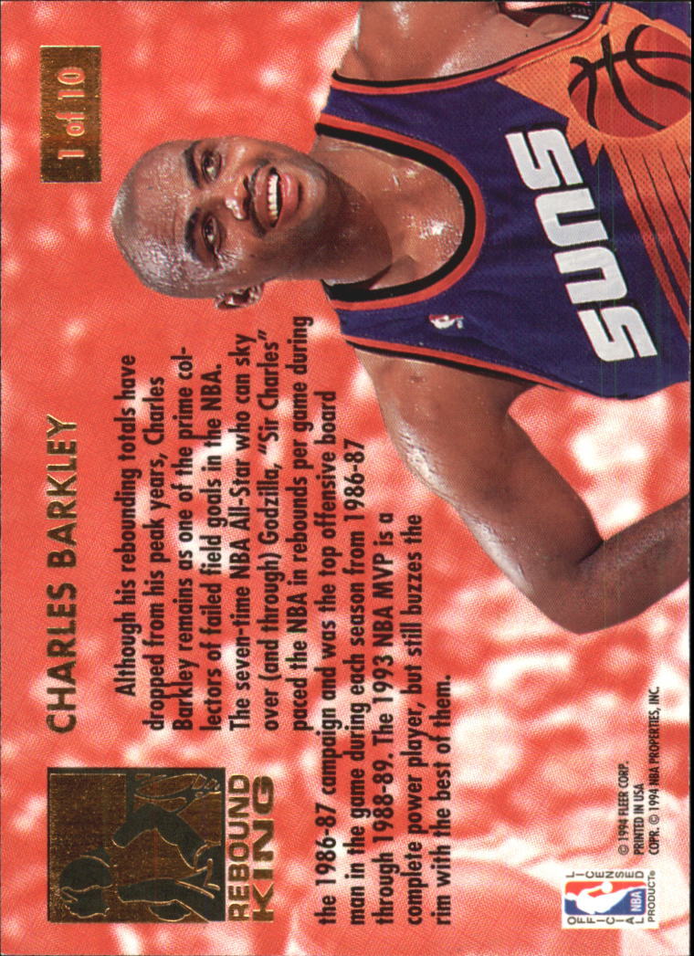 199394 Ultra Rebound Kings Phoenix Suns Basketball Card 1 Charles