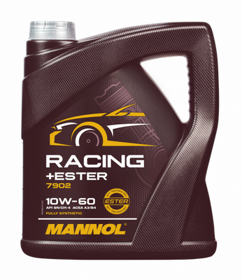 4 (1x4) Liter MANNOL Racing+Ester 10W-60 API SN/SM/CF