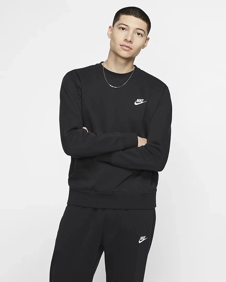 Nike Sportswear Club Fleece Men's Crew-neck Sweatshirt. Nike LU