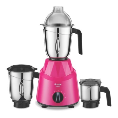 Preethi Galaxy MG225 Mixer Grinder 750 Watt With 3 Jars Pink ECs