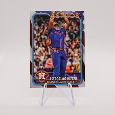 2024 Topps Update Series Independence Day Parallel Astros No Hitter /76 #US319