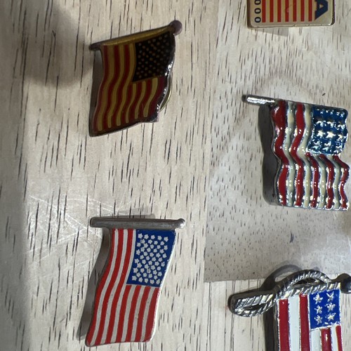 Vintage Assorted U.S. Flags 17 Total Flags. - Picture 5 of 17