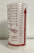 Pampered Chef Wet-dry 2 Cup Measuring Cup Wet Dry Liquid Solid Vintage 2000
