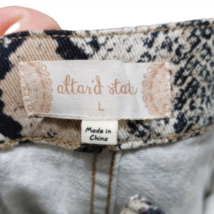 Altard State Snakeskin Python Print Zip Front Min… - image 6