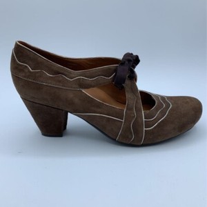 Earthies para mujer Sarenza demasiado clásico bombas cubano Tacones Zapatos  Gamuza Marrón 10 B | eBay