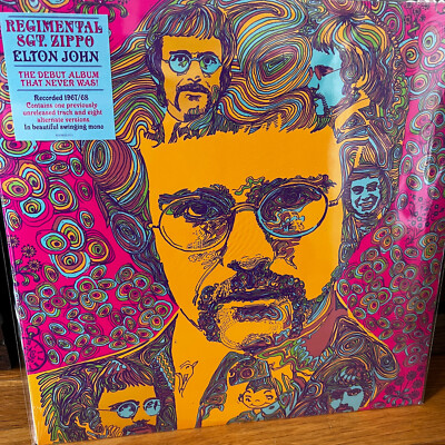 ELTON JOHN Regimental Sgt. Zippo RSD 2021 MONO LP Vinyl - Rare Limited SEALED